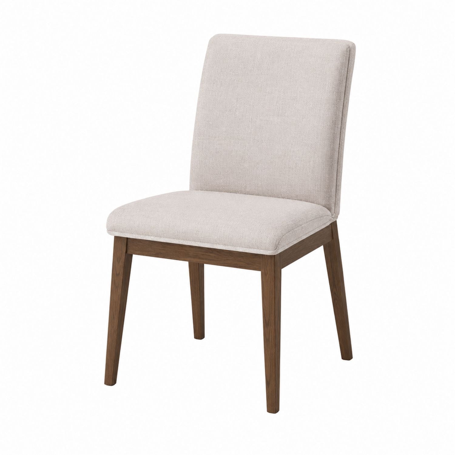Dining Chair Solid Wood Frame Polyester Fabric Upholstery